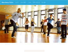 Tablet Screenshot of newdanceforce.com